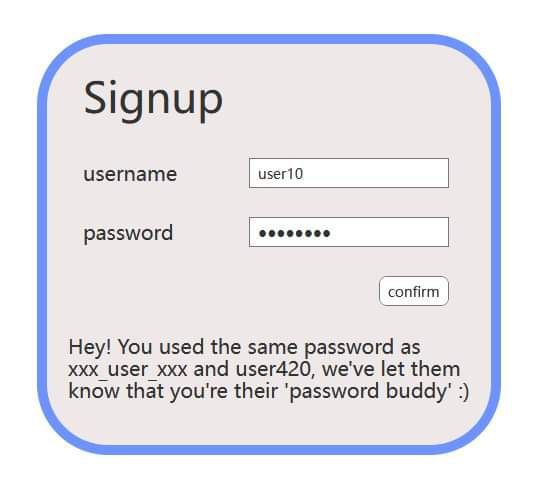 ignu Ul username* ‘password eve letithe jassword. buddy’
